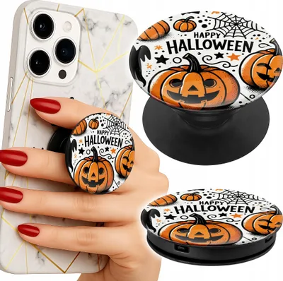 Obrázek produktu pro Držák na telefon Finger Popsocket/Halloween Pumpkin Stand