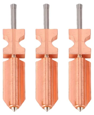 3er-Set Hotend-Düsen 0,25/0,4/0,6 mm für 3D-Drucker