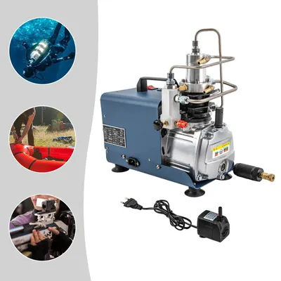 Immagine prodotto di Compressore ad alta pressione – Compressore d'aria – Compressore industriale – Motore da 1,8 kW – Pressione di 300 bar