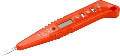 Obrázek produktu pro EXTOL PREMIUM zkoušečka napětí digitální s LED světlem 12-250V, délka 146mm