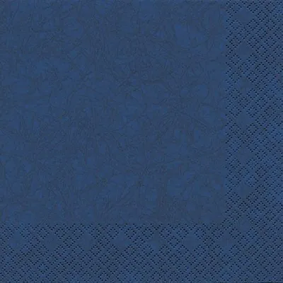 Produktbild von 20 kleine Cocktailservietten Modern Colours dark blue - dunkelblau 25x25cm