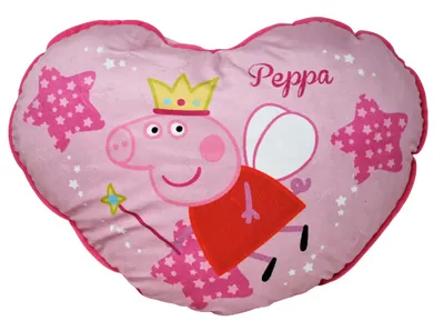 Produktbild von Kissen, Rosa, Kopfkissen, Dekokissen Peppa Pig, Peppa Fee 60x45 cm