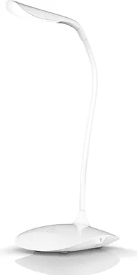 Produktbild von LED stolní lampa Brandson stmívatelná, stolní lampa, stolní lampa, lampa na čtení, 3 úrovně jasu, teplá bílá, úsporná, provoz přes USB nebo na baterie, bílá barva