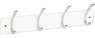 Obrázek produktu pro Věšáková lišta 450x70 mm, 4 háčky