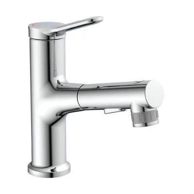 Produktbild von eisl Waschtischarmatur VARIABILE mit herausziehbarer Brause, Wasserhahn mit Öffnung auf der Oberseite, Chrom
