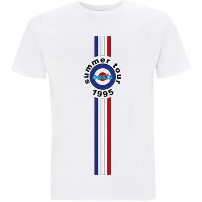 Produktbild von Oasis Stripes '95 White 2XL T-Shirt