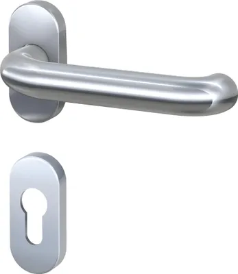 Produktbild von BASI - 1/2-Schmalrahmen-Garnitur - Edelstahl - U-Form - 7301-5208