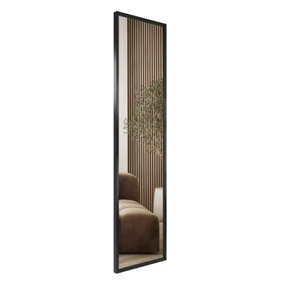 Produktbild von STYLER LINCOLN Wandspiegel 37x142 cm rechteckiger Ganzkörperspiegel mit MDF Rahmen großer Dekospiegel für Flur Schlafzimmer Ankleidezimmer modern
