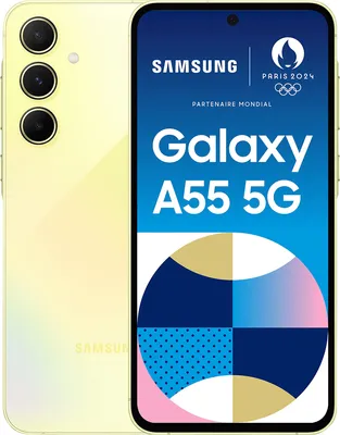 Image de SAMSUNG Galaxy A55 5G Smartphone citron génial 128 GB