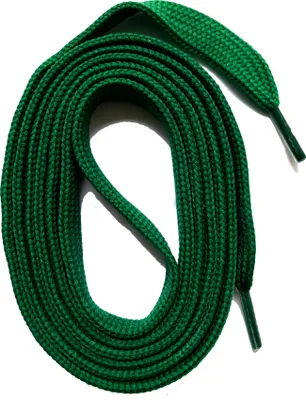 Produktbild von SNORS Schnürsenkel flach - DUNKELGRÜN - 6mm - 110cm