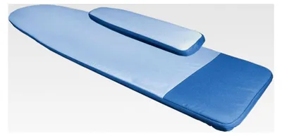 Produktbild von Bügeltischbezug und Ärmelbrettbezug für Dampfbügeleisen mit Kurzparkzone, ca. 120x40 cm