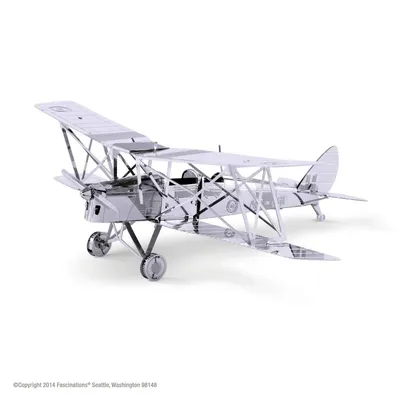 Produktbild von METAL EARTH 3D puzzle Flugzeug de Havilland Tiger Moth