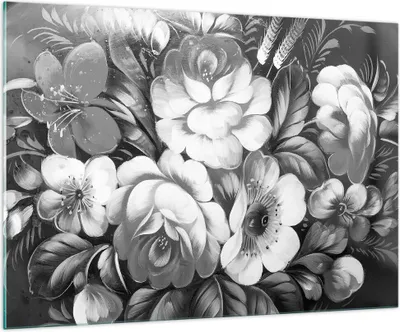 Produktbild von Bilder auf glas - Blume Blumenstrauß Blatt - 100x70cm - Glasbilder - Wandbilder - Kunstdruck - zum Aufhängen bereit - Wanddekoration aus Glas - Glas Bilder - Wandbild auf Glas - GAA100x70-3896
