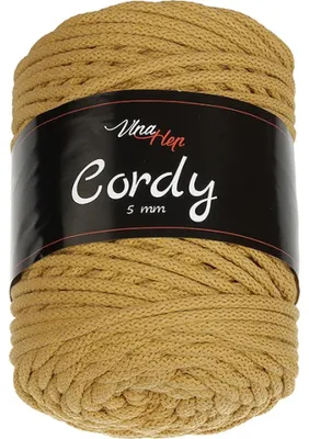 Image de Fil CORDY - environ 100 mètres - couleur moutarde
