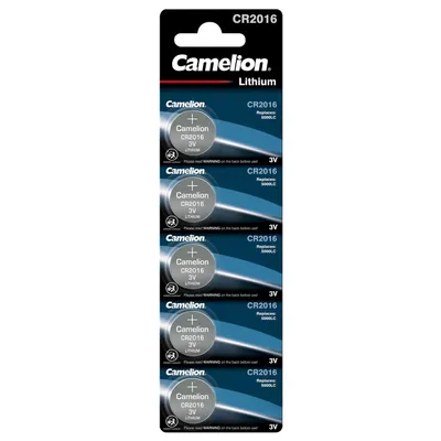 Produktbild von Camelion LITHIUM 2016 3.0 V - 85 mAh (5 St. / Blisterverpackung)