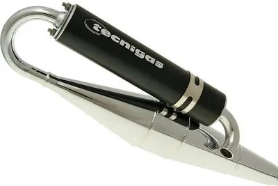 Image de Echappement Tecnigas Next-R chromé pour Peugeot debout (98-)