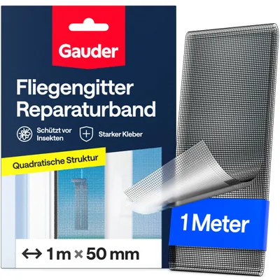 Productafbeelding van GAUDER Vliegenhorreprestatie: Reparatielint (1 m x 50 mm - zwart)