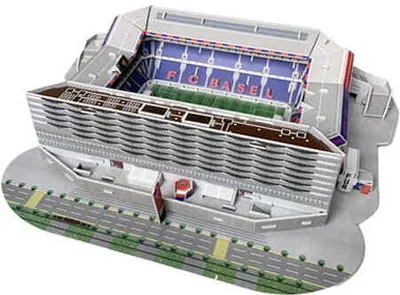 Produktbild von Fußballstadion - ST. JAKOB PARK - Basel FC - Puzzle 3D 86 Elemente