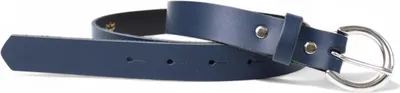 Produktbild von FRONHOFER schmaler Damen Ledergürtel 2,5 cm mit silberner Gürtelschnalle