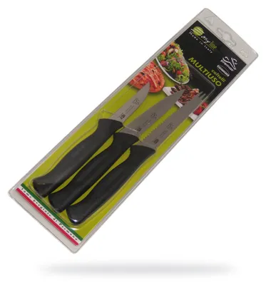 Obrázek produktu pro Sada víceúčelových nožů PREMAX – řada Easy 50320, nerezová ocel, 7, 10, 11 cm