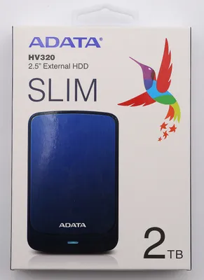 Immagine prodotto di ADATA HV320 - Disco rigido esterno da 2 TB HDD con USB 3.2 Gen.1, blu