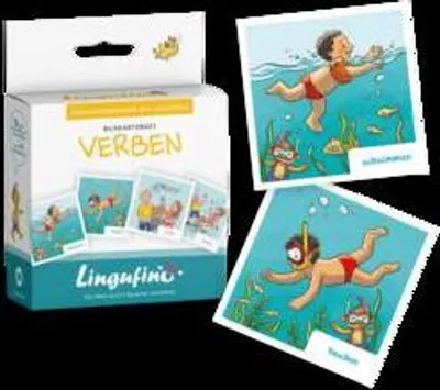 Obrázek produktu pro Lernspiel Bildkartenset Verben lernen Sprachförderung für Kinder ab 3 Jahren 30 Karten