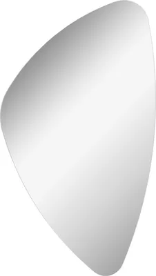 Produktbild von FACKELMANN Spiegel organic MIRRORS / Wandspiegel mit Befestigung / Maße (B x H x T): ca. 56 x 89 x 2 cm / hochwertiger Badspiegel / moderner Badezimmerspiegel / Breite 55 cm
