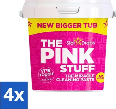 Produktbild von The Pink Stuff - Reinigungspaste - Allzweckreiniger - Für hartnäckigen Schmutz - 850g - Vorteilspack - 4 Stücke
