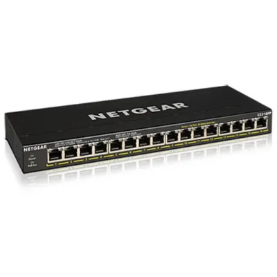 Produktbild von NETGEAR Switch 16x GE GS316PP unmanaged Lüfterlos, FlexPoE