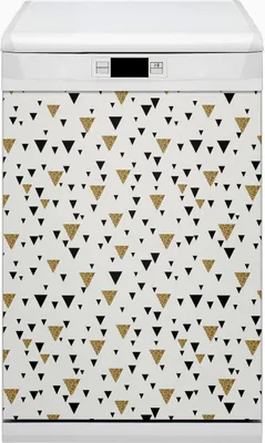 Produktbild von Magnet für Spülmaschine Abwaschbar 45x80 cm Magnet für Spülmaschine Magnetmatte Nachbildung - Dreieck