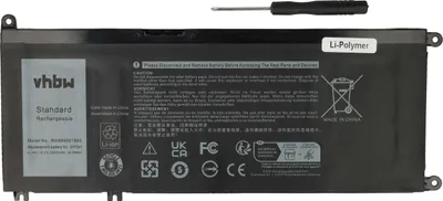 Produktbild von vhbw Akku Ersatz für Dell 99NF2, 81PF3, 07FHHV, OW7NKD, 7FHHV, 33YDH, M245Y, J9NH2, OJ9NH2, O99NF2, 9P3NW für Notebook (2300 mAh, 15,2 V, Li-Polymer)