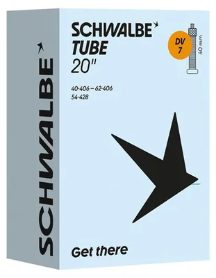 Productafbeelding van Schwalbe binnenband DV7 40mm (20") 40/62-406, model 2026