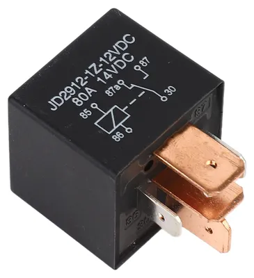 Imagen del producto de Relé de 5 pines para vehículos, automóviles, furgonetas, barcos y camiones, con carga dividida, 12V, 80A