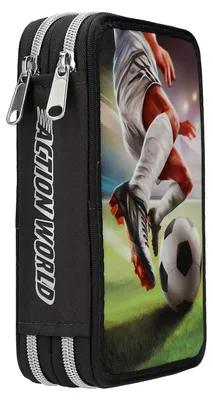 Immagine prodotto di Action World 2 - Astuccio a due scomparti - Calcio
