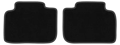 Imagen del producto de Alfombrillas traseras de moqueta para BMW X2 U10 2023- (crossover) – 2 piezas, negras, a medida – Wielganizator LUX