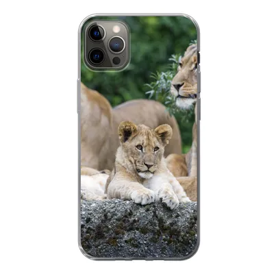 Produktbild von MuchoWow® Handyhülle Schutzhülle Hülle für iPhone 13 Pro Max Löwen - Tiere - Jungtiere Silikon Softcase Handy Hülle - Mobiltelefon