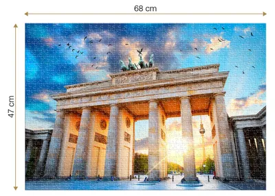 Produktbild von Roovi Puzzle Jigsaw Brandenburg Gate Berlin Deutschland 1000 Teile