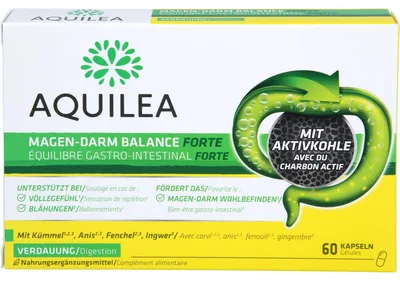 Obrázok produktu pre Aquilea Gastrointestinálna rovnováha forte kapsuly 60 kapsúl