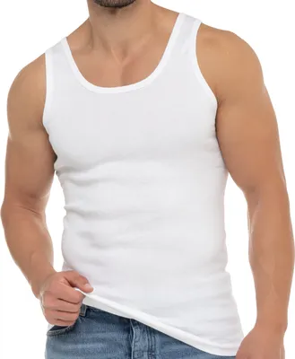 Produktbild von Celodoro Herren-Tanktop, Business-Stil aus Baumwolle (1 Stück) – Weiß