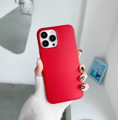 Produktbild von Mobigear Frosted iPhone 13 Pro Hülle Hardcase Backcover - Rot