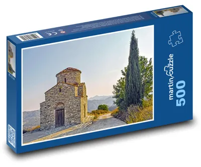 Zdjęcie produktu dla Puzzle 500 Kamienna kaplica na Cyprze - martinpuzzle