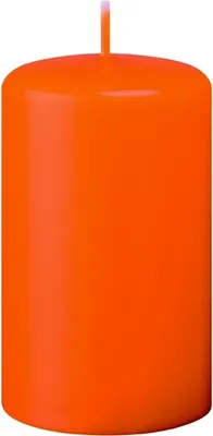 Produktbild von 4er Set Oster, Frühling, Stumpenkerzen Mandarin 6 x Ø 5 cm