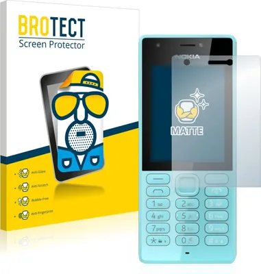 Produktbild von 2x BROTECT Schutzfolie für Nokia 216 Displayschutz Displayschutzfolie Folie Matt Entspiegelungsfolie