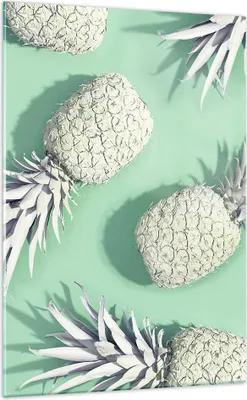 Produktbild von Bilder auf glas - Einteilig - Ananas Obst Saft - 70x100cm - Glasbilder - Wandbilder - Bilder - zum Aufhängen bereit - Wanddekoration aus Glas - Glas Bilder - Wandbild auf Glas - GPA70x100-4040