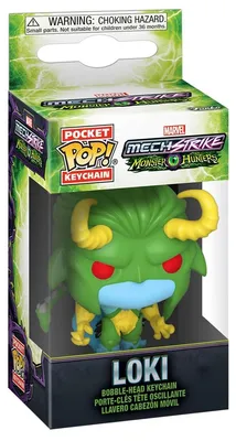 Zdjęcie produktu dla Funko Pop! Pocket Pop Keychain Loki - Figurki Marvel Monster Hunters