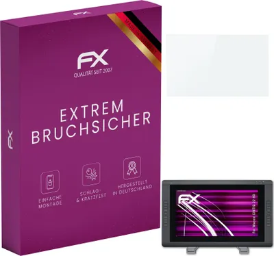 Produktbild von atFoliX FX-Hybrid-Glass Displayfolie kompatibel mit Wacom CINTIQ 22 HD Glasfolie