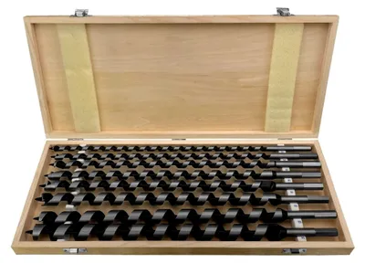 Produktbild von 8-teiliges Schlangenbohrer-Set, Durchmesser 10 – 24 mm, Länge 460 mm, Lewis-Form