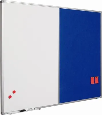 Produktbild von Kombitafel Softline, Textil/Emaillestahl, 60 x 90 cm