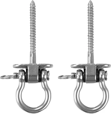 Produktbild von Schaukelhaken Set von 2, 304 Edelstahl, Bis 680 kg Tragfähigkeit, Für Schaukeln