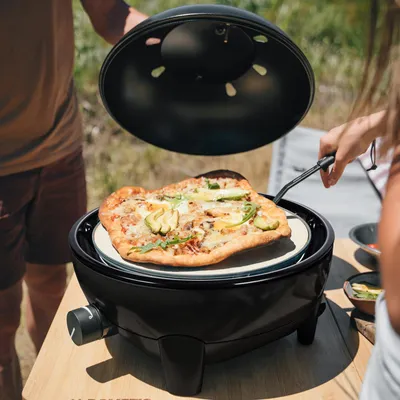 Image de Cadac Glamp Chef 40 BBQ / Pizza Stone 30 mbar Barbecue à gaz Barbecue de camping ø 40 cm 5610C-35-04-EF